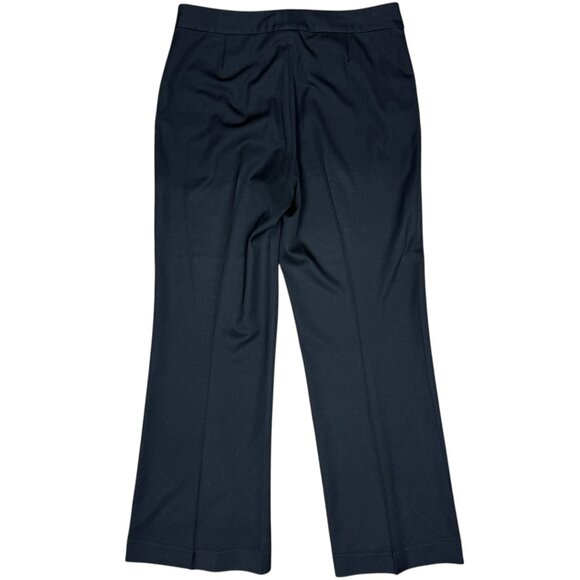 EUC‎ Women's LAUREN RALPH LAUREN Wide Leg Trouser Pant Black | Size 6 Petite - Picture 2 of 7